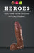 Heroes - No. 12 - Dildo - 15 x 4 cm - Bruin-Erotiekvoordeel.nl