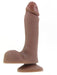 Heroes - No. 6 - Dildo Met Zuignap - 17 x 4 cm - Bruin-Erotiekvoordeel.nl