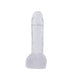 Hi-Rubber - Dildo met Zuignap - 19,5 cm - Transparant-Erotiekvoordeel.nl