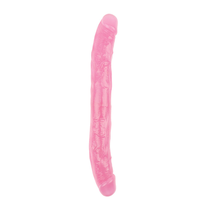 Hi-Rubber - Dubbele Dildo - 32,5 cm - Roze-Erotiekvoordeel.nl