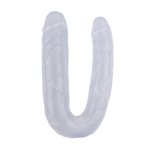 Hi-Rubber - Dubbele Dildo - 45 cm - Diameter 45 & 50 mm - Transparant-Erotiekvoordeel.nl