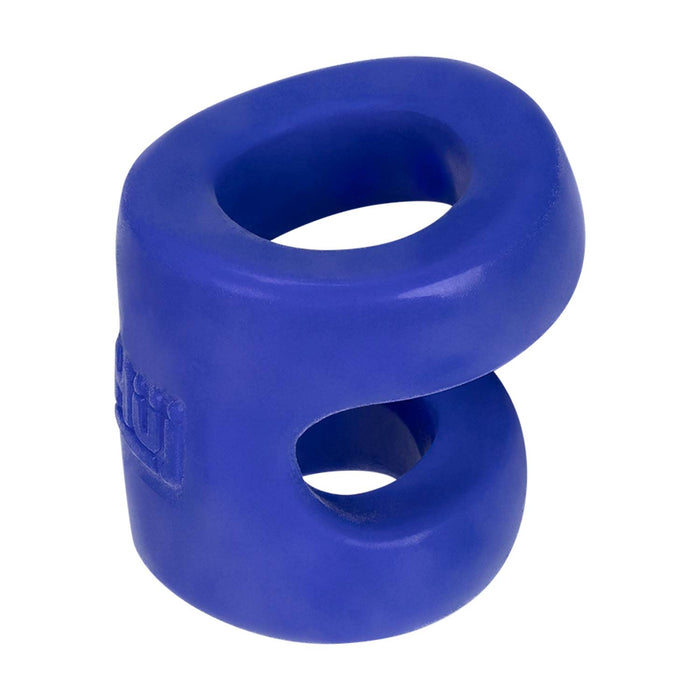 Hünkyjunk - Connect - Penis & Balzak Tugger Ring - Blauw-Erotiekvoordeel.nl