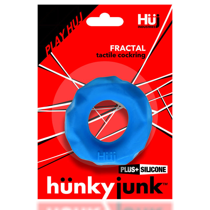 Hünkyjunk - Fractal Cockring - Teal Ice-Erotiekvoordeel.nl