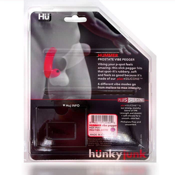 Hünkyjunk - Hummer - Prostaat Vibrator - Neon Roze-Erotiekvoordeel.nl