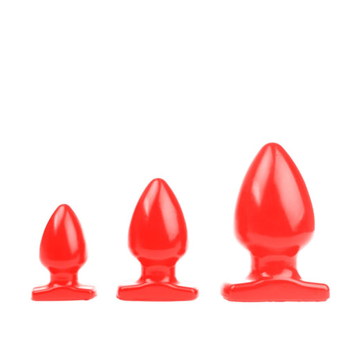 I ♥ Butt - Bolvormige Buttplug - Rood-Erotiekvoordeel.nl