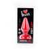 I ♥ Butt - Klassieke Buttplug - M - Rood-Erotiekvoordeel.nl