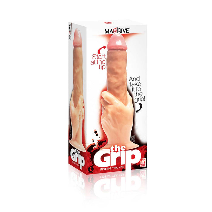 Icon - Massive - The Grip - Cock-In-Hand Dildo - 32 x 5,8 cm - Lichte Huidskleur-Erotiekvoordeel.nl