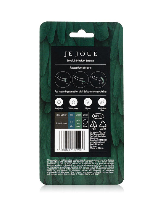 Je Joue - C-Ring Medium Stretch - Siliconen Cockring - groen-Erotiekvoordeel.nl