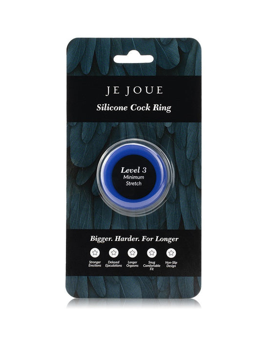 Je Joue - C-Ring Minimum Stretch - Siliconen Cockring - Blauw-Erotiekvoordeel.nl