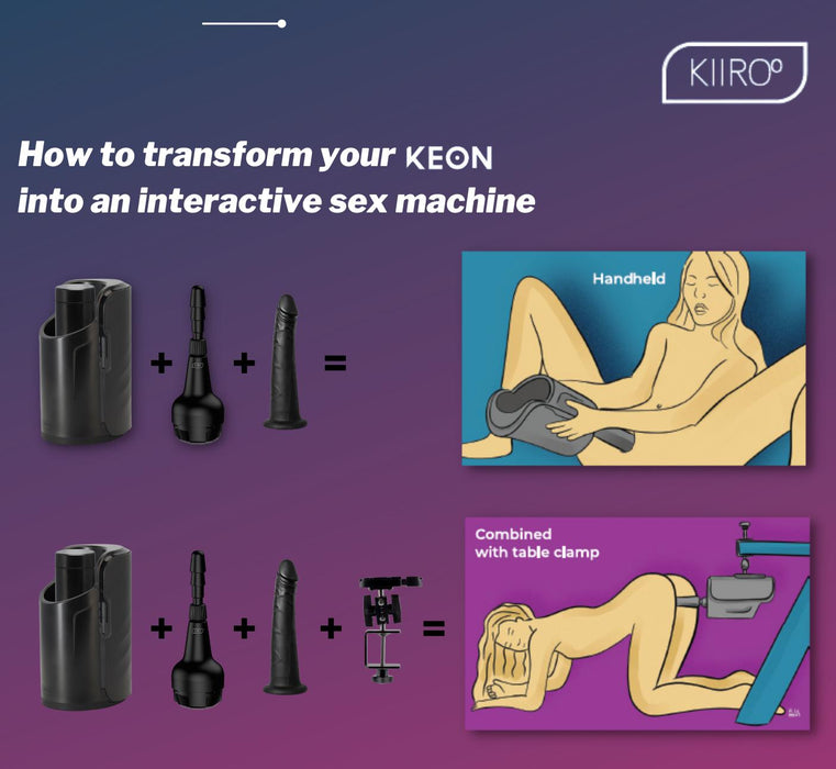 Kiiroo - Dildo Met Vacuum Vergrendelingssysteem Voor Keon Masturbator-Erotiekvoordeel.nl