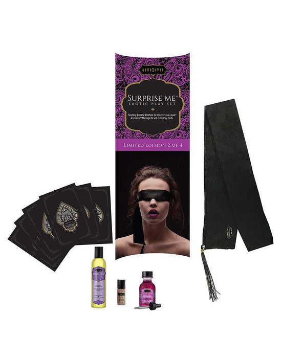 Kamasutra - Erotische Massage Speel Set - Cadeauset Surprise Me-Erotiekvoordeel.nl