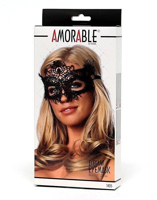 Amorable - Kanten Oogmasker - Breed - Zwart-Erotiekvoordeel.nl