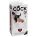 King Cock - Strap-on Harnas - Two Cocks One Hole - 22,85 cm-Erotiekvoordeel.nl