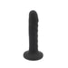 Kiotos Cox - Siliconen Dildo 18 x 3 cm - Zwart-Erotiekvoordeel.nl