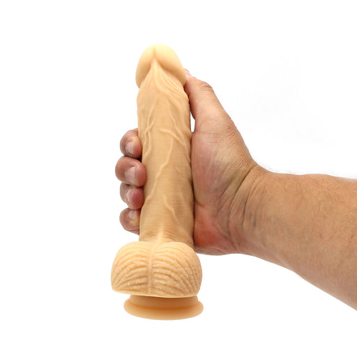 Kiotos Cox - Siliconen Dildo 21.5 x 3.7 cm - Lichte Huidskleur-Erotiekvoordeel.nl