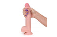 Kiotos Cox - Sliding Skin Dubbellaags Dildo 23 x 4 cm - Lichte Huidskleur-Erotiekvoordeel.nl