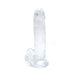 Kiotos Cox Clear - Dildo 01 - Transparante Dildo - Lengte 220 mm - Diameter 45 mm - TPE-Erotiekvoordeel.nl