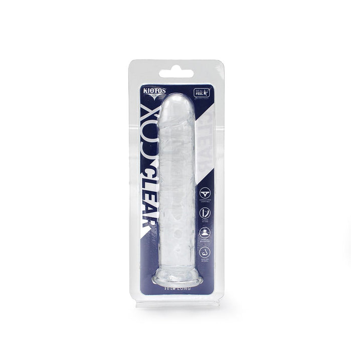 Kiotos Cox Clear - Dildo 06 - Transparante Dildo Met Zuignap - Lengte 160 mm - Diameter 30 mm-Erotiekvoordeel.nl