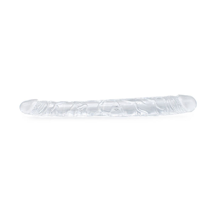 Kiotos Cox Clear - Dildo Dong 05 - Transparantie Dubbele Dildo - Lengte 31.5 cm - Diameter 30/40 mm-Erotiekvoordeel.nl