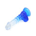 Kiotos Cox Color - Gekleurde Dildo 02 - 18,5 x 4 cm - Transparant/Blauw-Erotiekvoordeel.nl