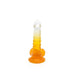 Kiotos Cox Color - Gekleurde Dildo 02 - 18,5 x 4 cm - Transparant/Geel-Erotiekvoordeel.nl