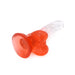 Kiotos Cox Color - Gekleurde Dildo 03 - 17,5 x 3,2 cm - Transparant/Rood-Erotiekvoordeel.nl