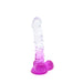 Kiotos Cox Color - Gekleurde Dildo 04 - 22,5 x 4 cm - Transparant/Paars-Erotiekvoordeel.nl