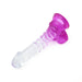 Kiotos Cox Color - Gekleurde Dildo 04 - 22,5 x 4 cm - Transparant/Paars-Erotiekvoordeel.nl