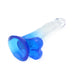 Kiotos Cox Color - Gekleurde Dildo 05 - 20 x 3,2 cm -Transparant/Blauw-Erotiekvoordeel.nl