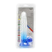 Kiotos Cox Color - Gekleurde Dildo 05 - 20 x 3,2 cm -Transparant/Blauw-Erotiekvoordeel.nl