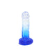 Kiotos Cox Color - Gekleurde Dildo 07 - 18 x 4 cm - Transparant/Blauw-Erotiekvoordeel.nl