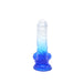 Kiotos Cox Color - Gekleurde Dildo 07 - 18 x 4 cm - Transparant/Blauw-Erotiekvoordeel.nl