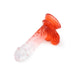 Kiotos Cox Color - Gekleurde Dildo 07 - 18 x 4 cm - Transparant/Rood-Erotiekvoordeel.nl