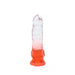 Kiotos Cox Color - Gekleurde Dildo 08 - 18,5 x 4 cm - Transparant/Rood-Erotiekvoordeel.nl