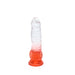 Kiotos Cox Color - Gekleurde Dildo 09 - 21,5 x 4,3 cm - Transparant/Rood-Erotiekvoordeel.nl