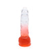 Kiotos Cox Color - Gekleurde Dildo 10 - 25 x 5,5 cm - Transparant/Rood-Erotiekvoordeel.nl