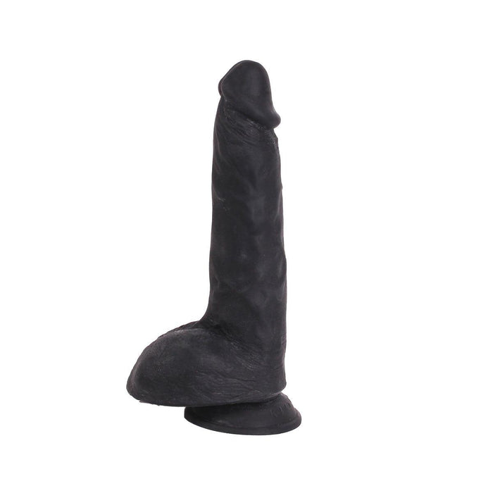 Kiotos Cox - Dildo 25,5 x 5,3 cm - Zwart-Erotiekvoordeel.nl