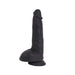 Kiotos Cox - Dildo 25,5 x 5,3 cm - Zwart-Erotiekvoordeel.nl