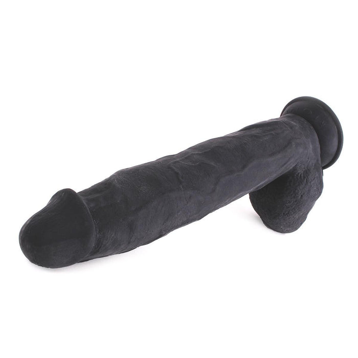 Kiotos Cox - Dildo 31 x 6 cm - Zwart-Erotiekvoordeel.nl