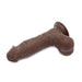 Kiotos Cox - Dildo Met Glijdende Huid 19.5 x 4.5 cm - Bruin-Erotiekvoordeel.nl