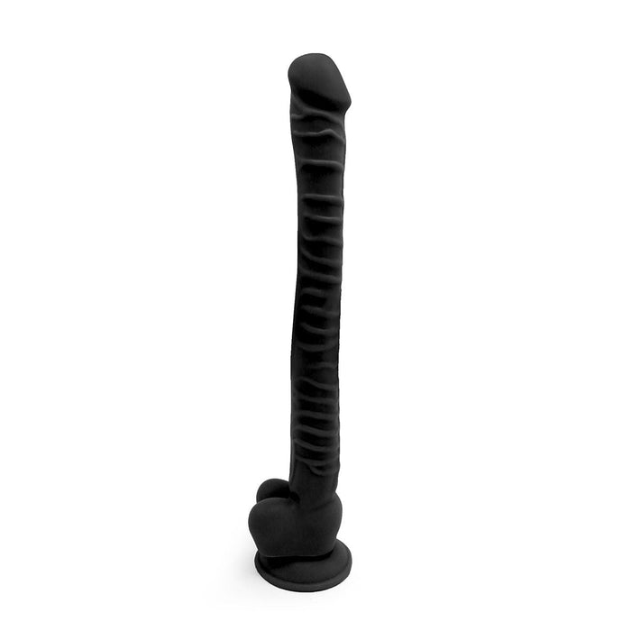 Kiotos Cox - Mega Dildo XXL 40 x 3.7 cm - Zwart-Erotiekvoordeel.nl