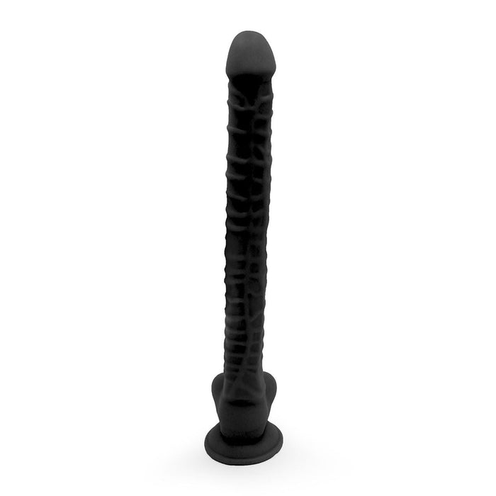 Kiotos Cox - Mega Dildo XXL 40 x 3.7 cm - Zwart-Erotiekvoordeel.nl