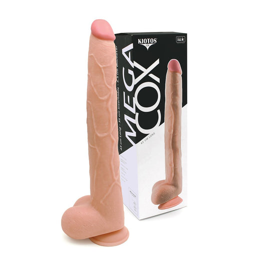 Kiotos Cox - Mega Dildo XXL 43 x 5.5 cm - Lichte Huidskleur-Erotiekvoordeel.nl