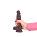 Kiotos Cox - Dildo - 18.5 x 3.8 cm - TPE - Bruin-Erotiekvoordeel.nl