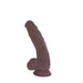 Kiotos Cox - Dildo - 18.5 x 3.8 cm - TPE - Bruin-Erotiekvoordeel.nl