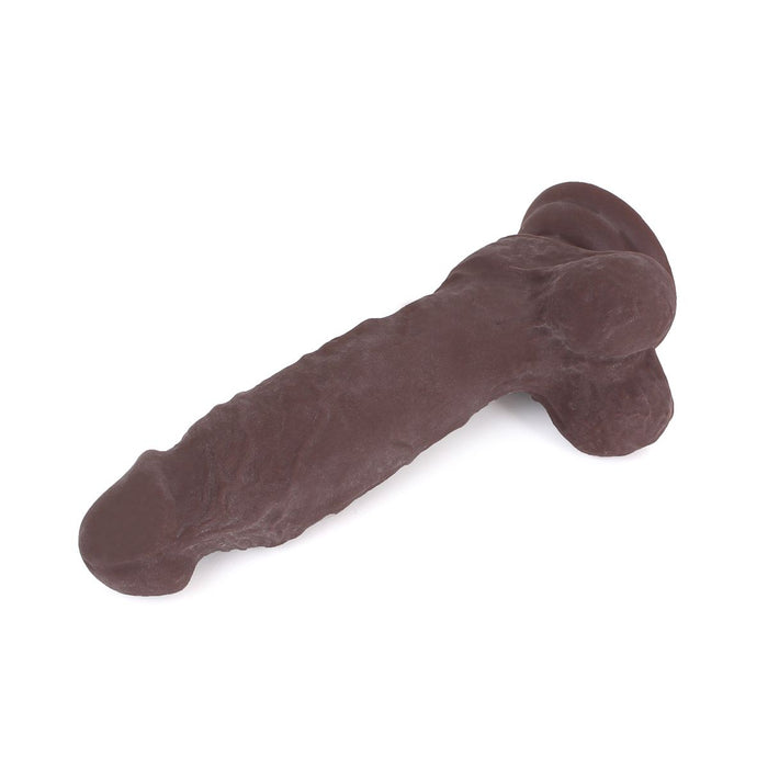 Kiotos Cox - Dildo - 18.5 x 3.8 cm - TPE - Bruin-Erotiekvoordeel.nl