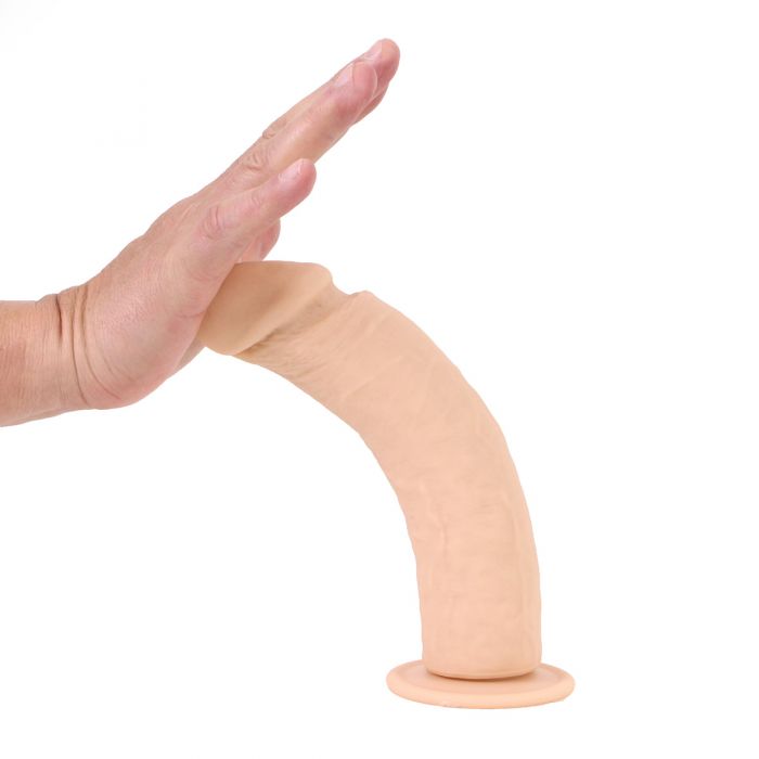 Kiotos Cox - Rechte Siliconen Dildo Met Zuignap 23 x 5 cm - Lichte Huidskleur-Erotiekvoordeel.nl