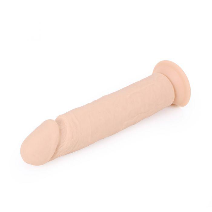 Kiotos Cox - Rechte Siliconen Dildo Met Zuignap 23 x 5 cm - Lichte Huidskleur-Erotiekvoordeel.nl