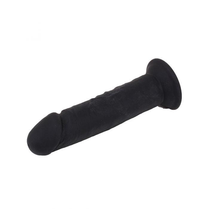 Kiotos Cox - Siliconen Dildo Met Zuignap 21 x 4,5 cm - Zwart-Erotiekvoordeel.nl