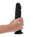 Kiotos Cox - Siliconen Dildo Met Zuignap 25 x 5 cm - Zwart-Erotiekvoordeel.nl